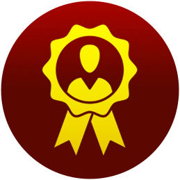 Winmatch loyalty badge icon – user-centric recognition