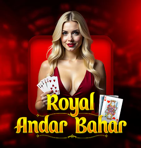 Woman playing Royal Andar Bahar on Winmatch, holding cards in hand