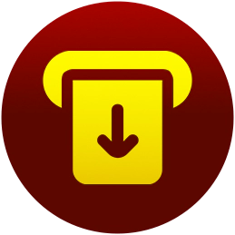Winmatch withdrawal icon showing money being dispensed